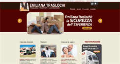 Desktop Screenshot of emilianatraslochi.it
