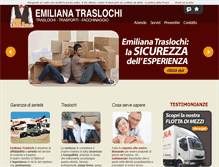 Tablet Screenshot of emilianatraslochi.it